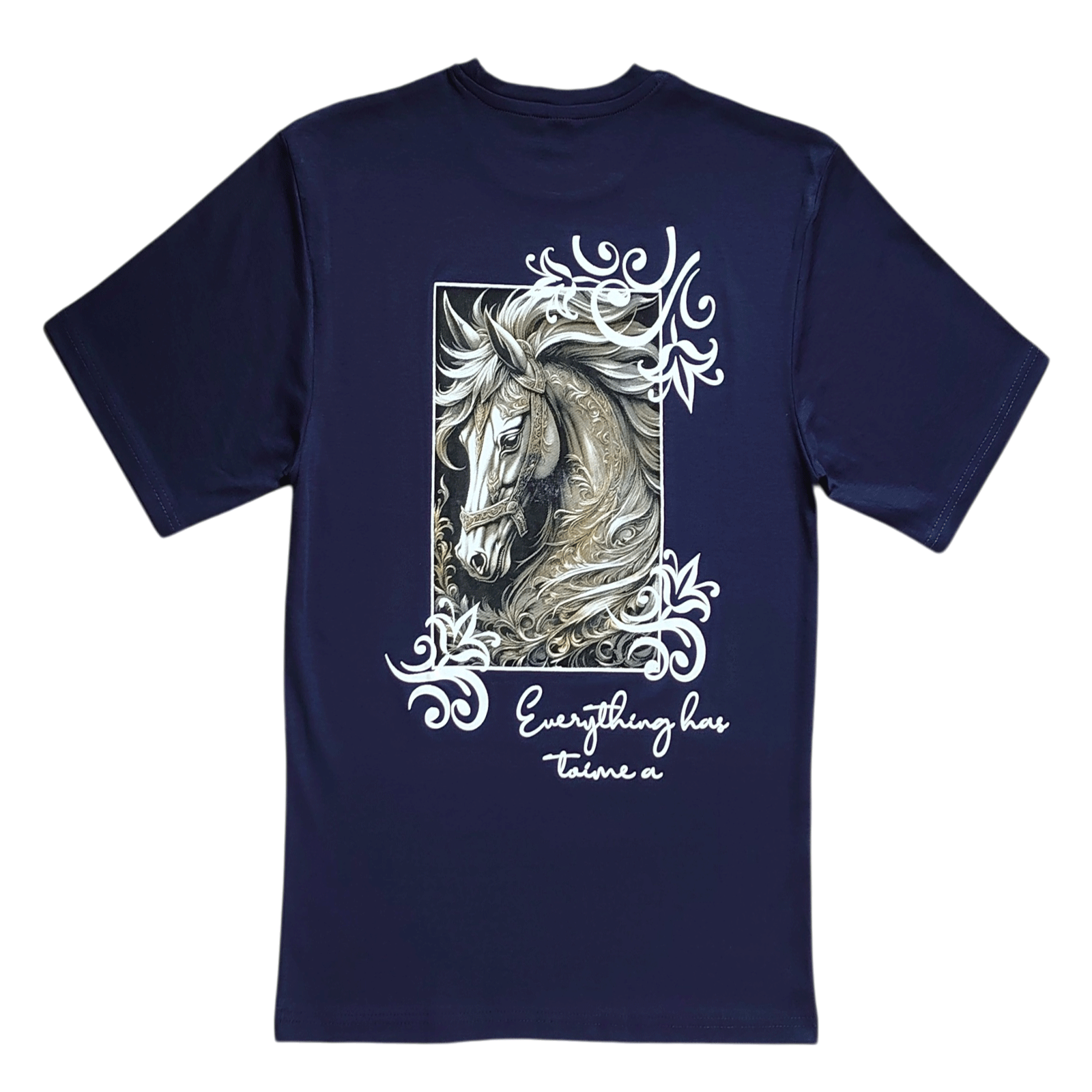 Drop Shoulder Embossed T-Shirt  = 👕